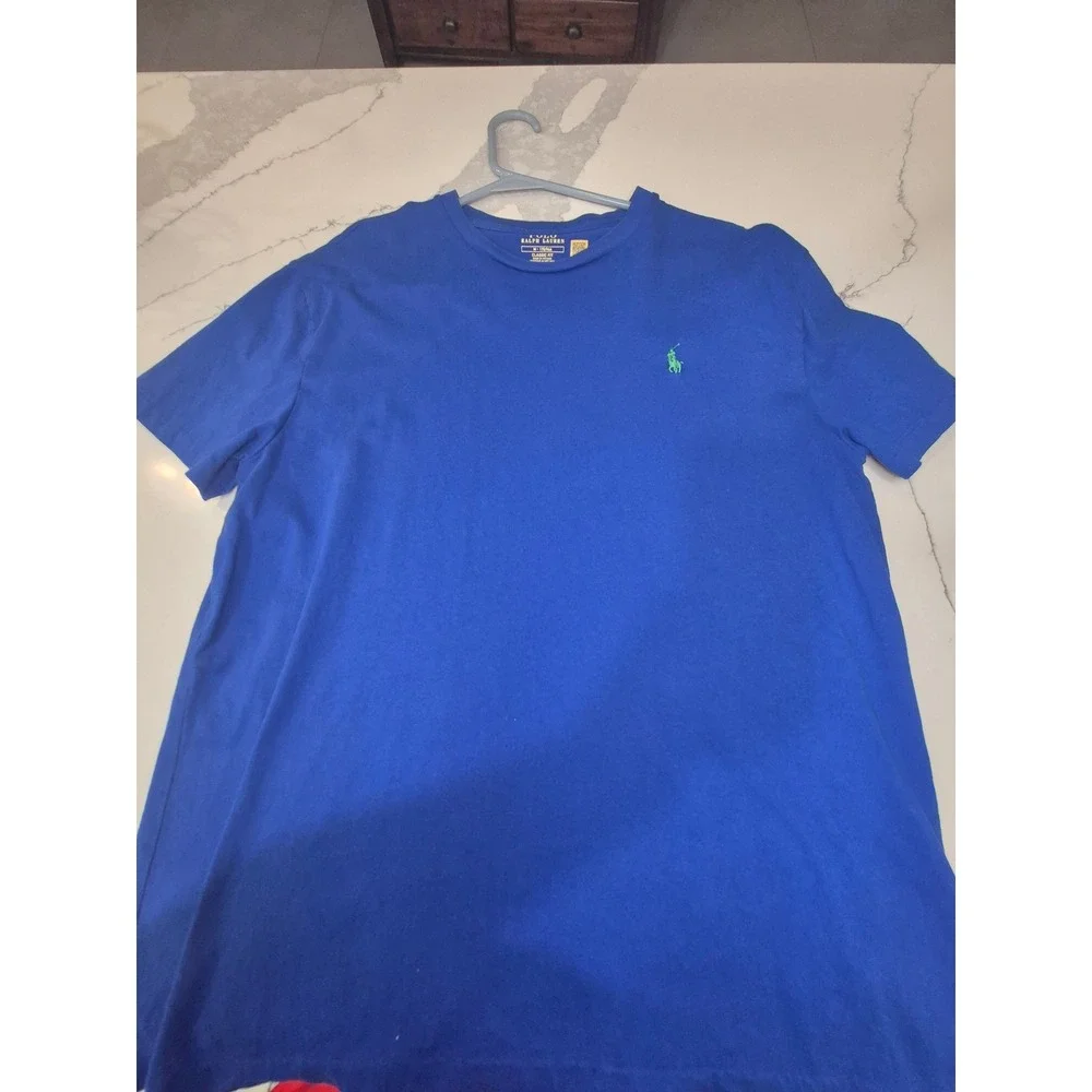 Polo Ralph Lauren T-Shirt Classic Fit Short Sleeve Casual Blue Medium